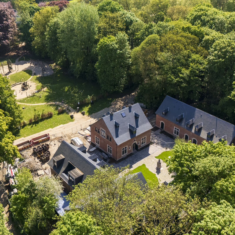 Foto 1 Dronebeeld 1 Pachthoeve met Jachtpaviljoen beeld Teherbestemmen be