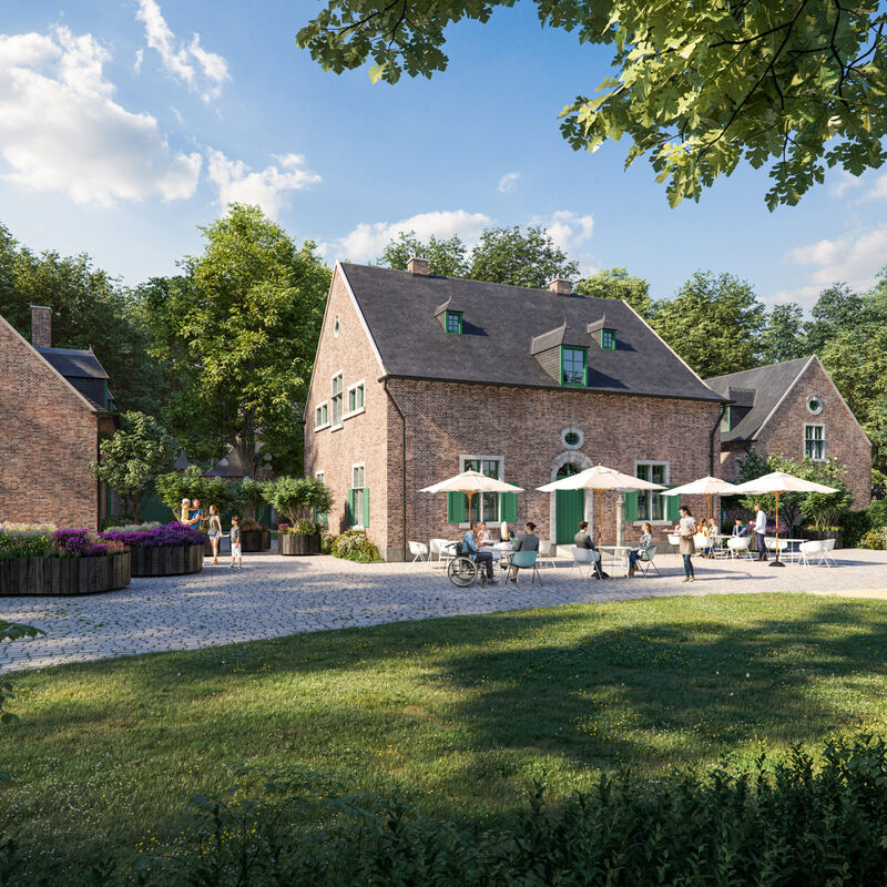 Foto 4 Render 2 Pachthoeve met Jachtpaviljoen beeld Heem