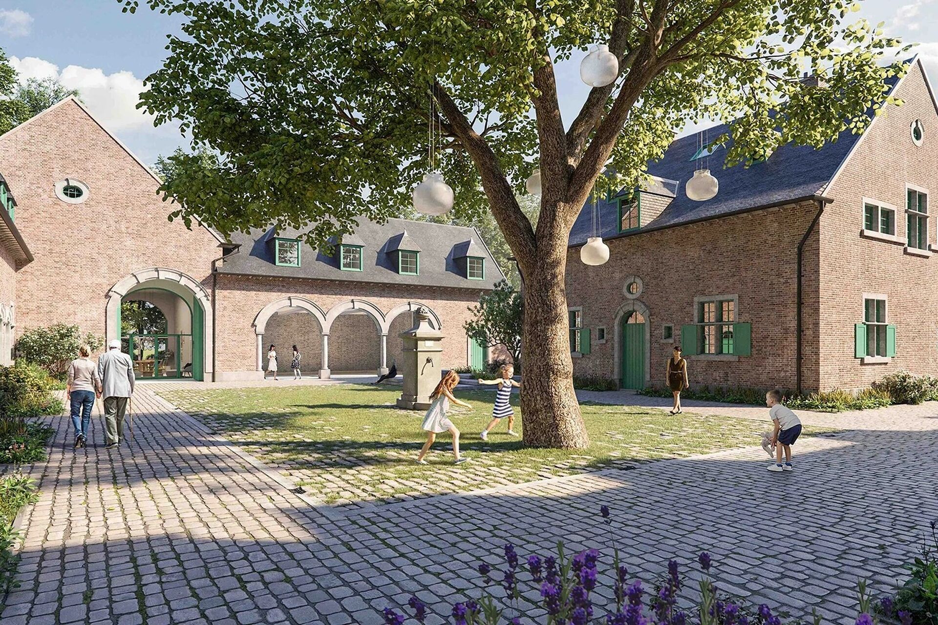 Foto 5 Render 3 Pachthoeve met Jachtpaviljoen beeld Heem