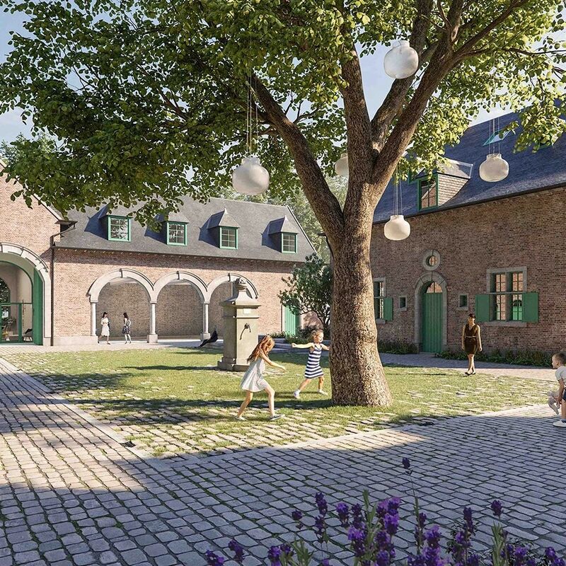 Foto 5 Render 3 Pachthoeve met Jachtpaviljoen beeld Heem