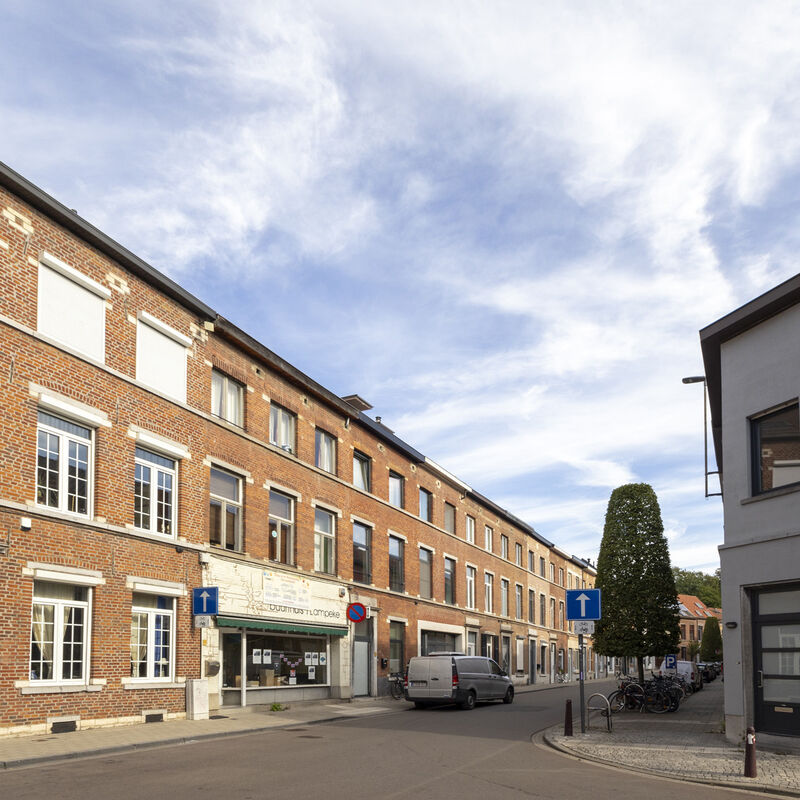 Beeld 3 beeld straatkant liggend