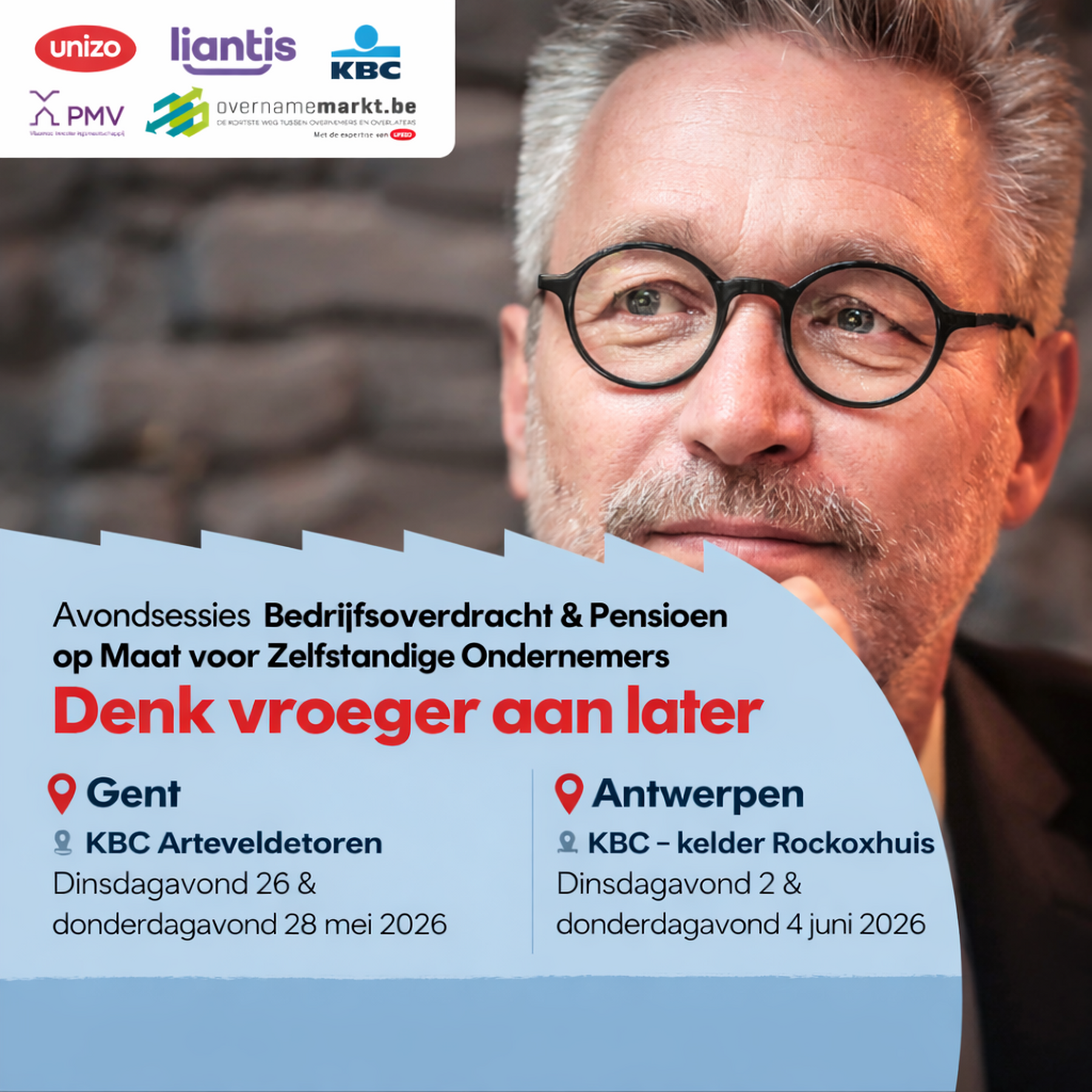 Denk vroeger Aan Later avondsessies mei juni 2026