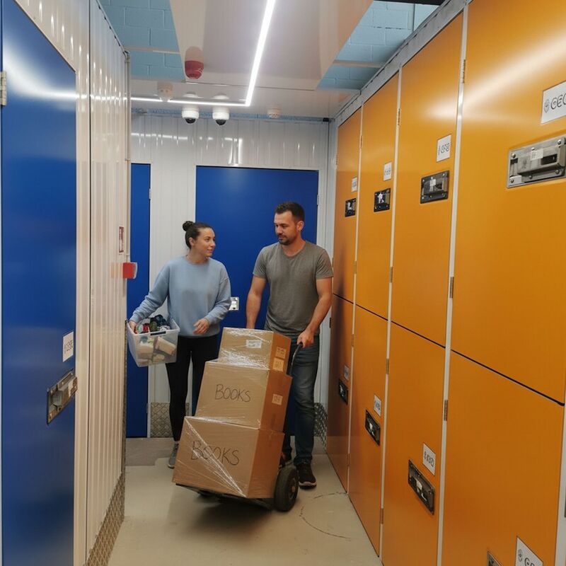 Couple-Moving-Boxes-in-Corridor