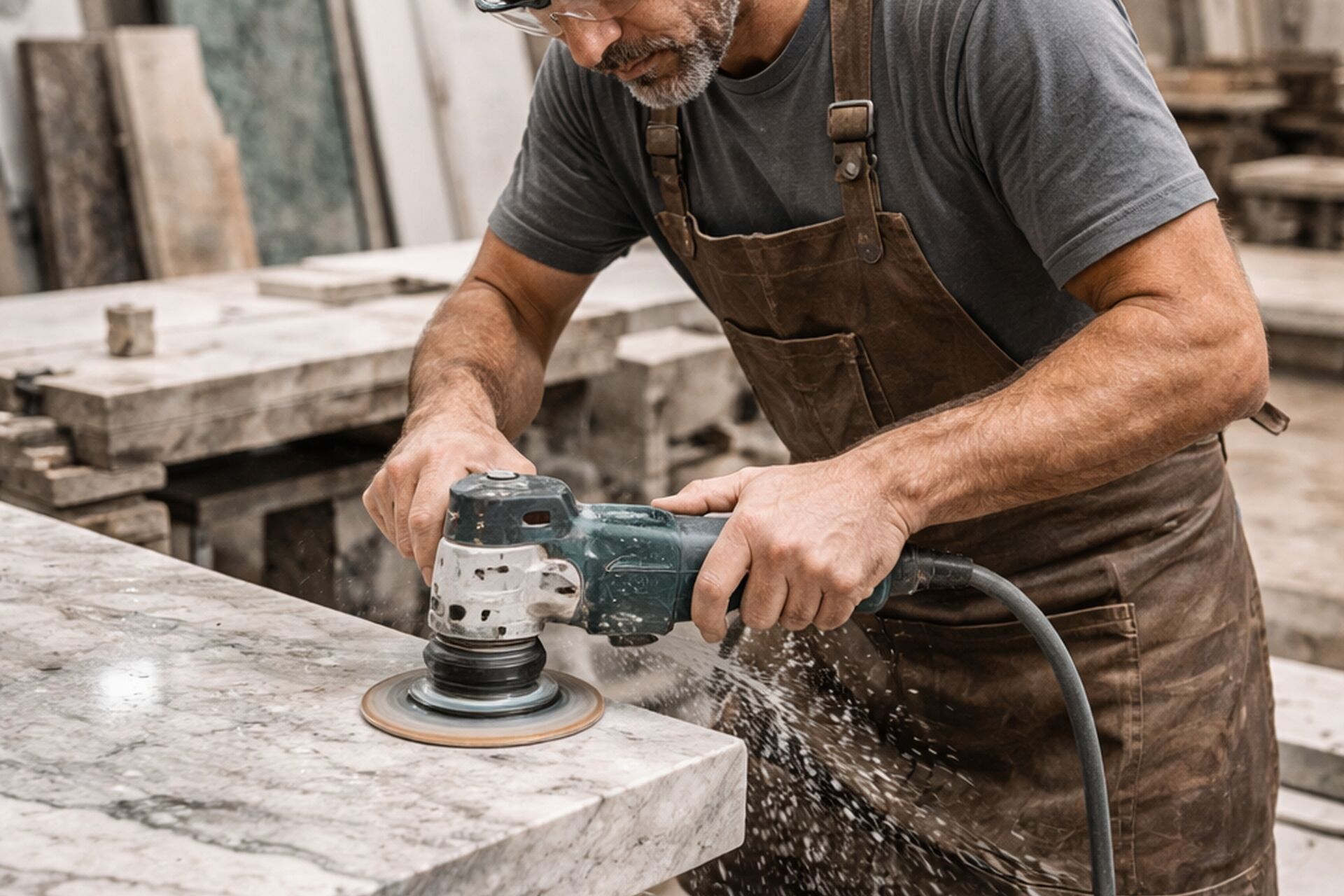 AI generated afbeelding natuursteenmaatwerk