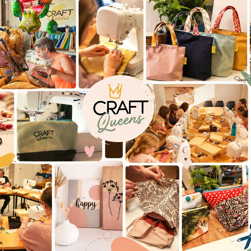 Creatieve naaicollage van Craft Queens