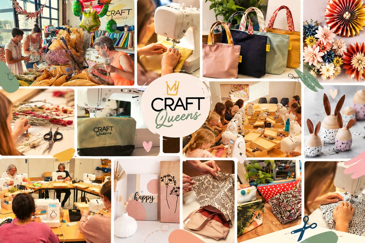 Creatieve naaicollage van Craft Queens