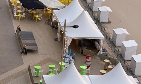 bruisende apero- en cocktailbar/restaurant over te nemen Middelkerke