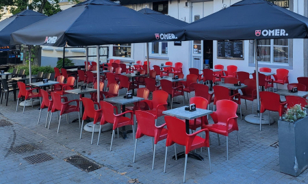 zeer zichtbaar en gekend café op toplocatie in het historisch centrum van Antwerpen ( D 3685 )