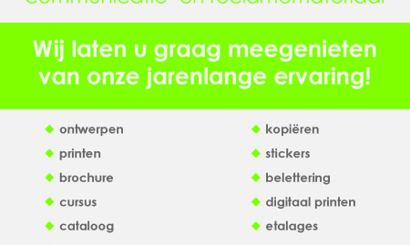 Zeer goed draaiend en winstgevende Copycenter/drukkerij/belettering lettershop/print/reclamebedrijf handelsfonds te koop in Vilvoorde image
