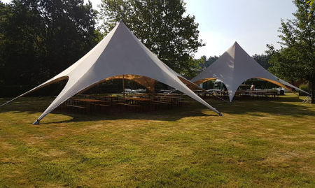Bloeiende vennootschap actief in de sector van verhuur van tenten en meubilair voor evenementen. image