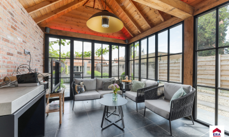 Handelspand met woonst op 1.150 m² in centrum Aarsele!  image