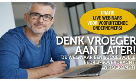 Denk vroeger aan later ! - Brussel - op weg naar een succesvolle bedrijfsoverdracht en toekomst  - opgenomen webinars