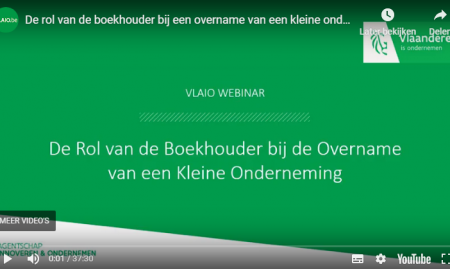 De rol van de accountant bij de overname van een kleine onderneming - opgenomen webinar