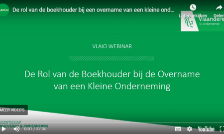 De rol van de accountant bij de overname van een kleine onderneming - opgenomen webinar 