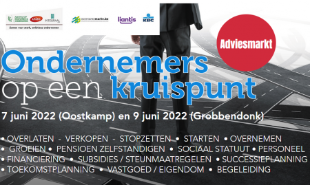 KMO Adviesmarkten - Ondernemers op een Kruispunt - editie 2022 succesvol verlopen