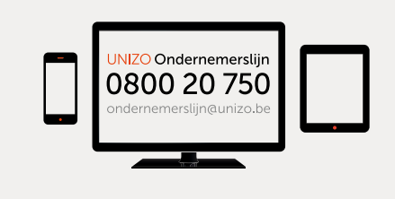 Unizo onernemerslijn 0800 20750