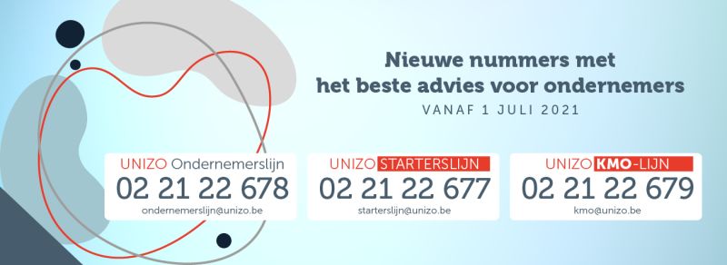 unizo ondernemerslijn 02 21 22 678